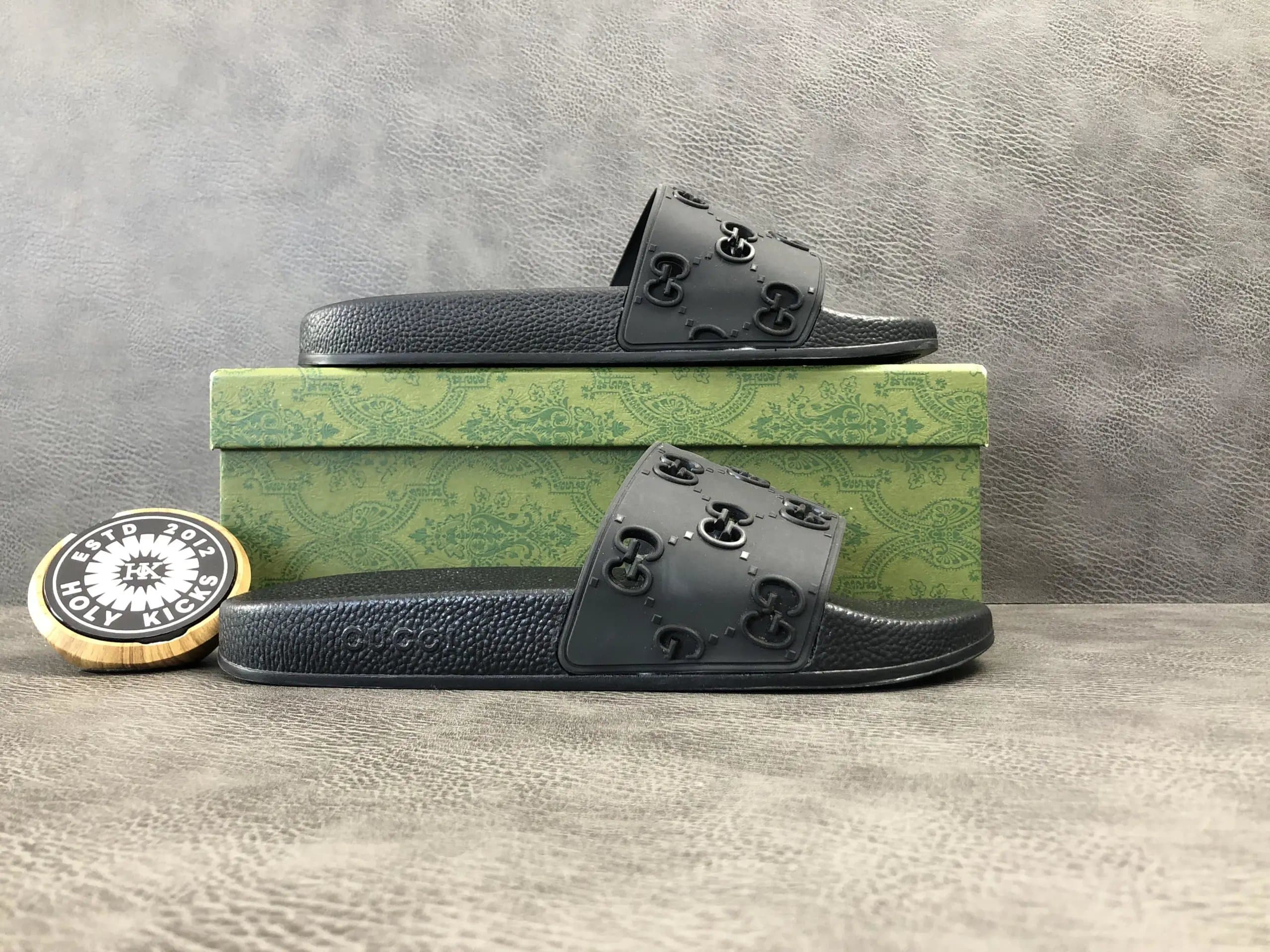 Gucci GG Marmont Slide Triple G Logo
