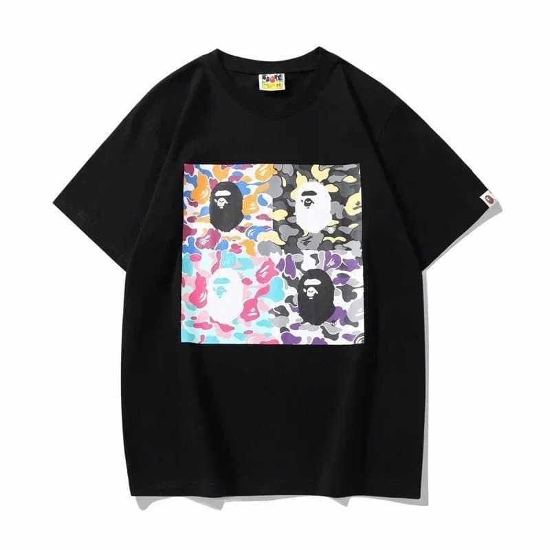BAPE Ape Head Tee Sticker Collage — 17黑色
