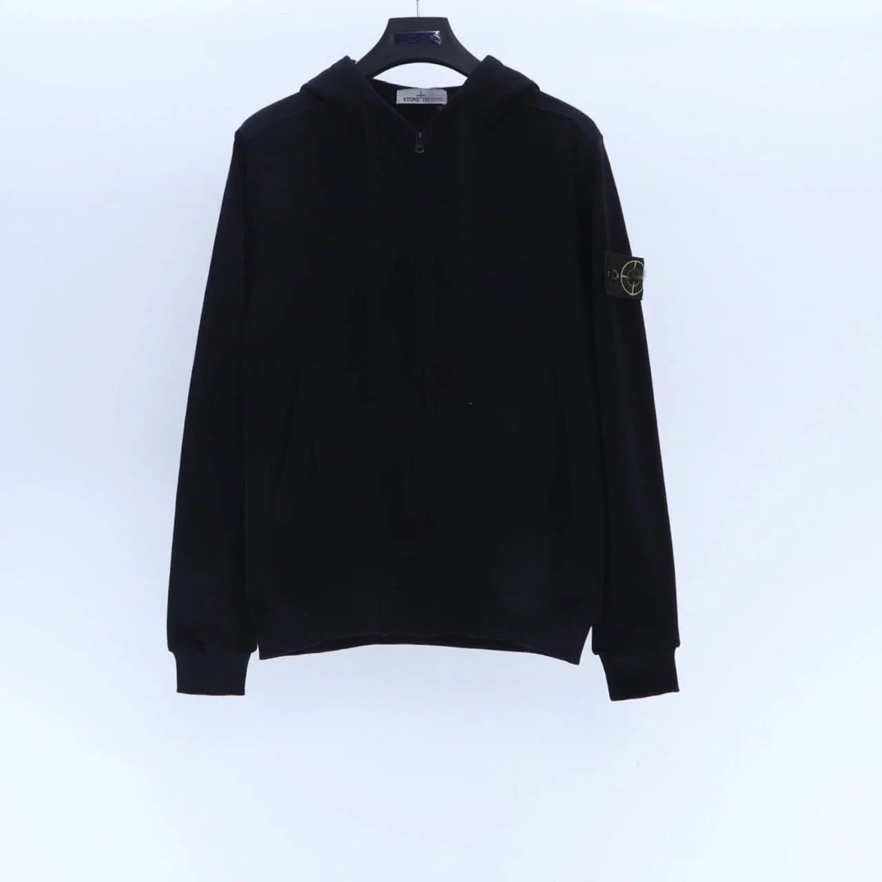 Stone Island Cargo Joggers Reflective Compass Patch — 拉链黑色