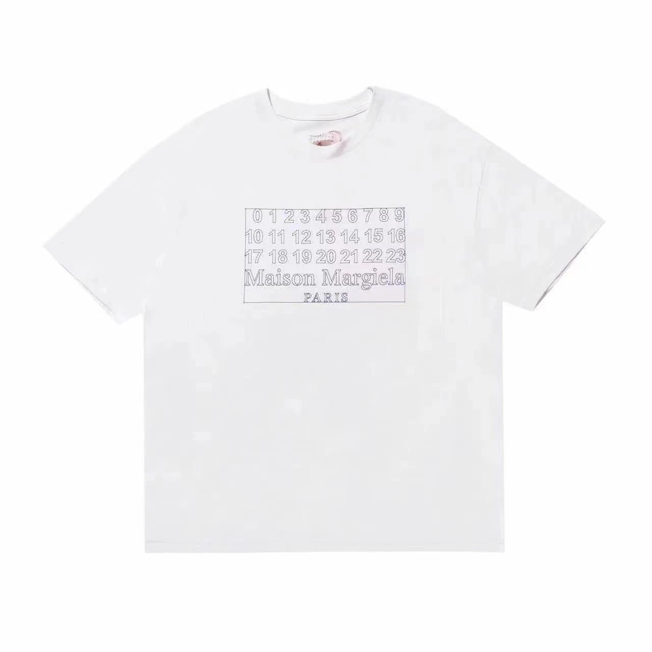 Maison Margiela Numbered Logo Tee Numeric Print — 32