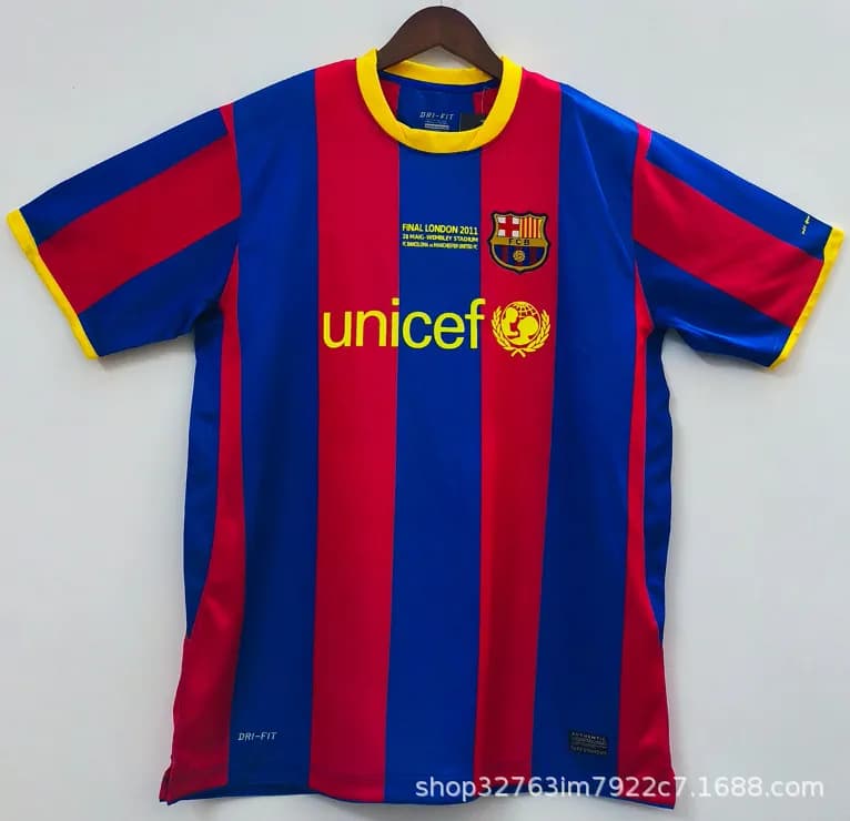 Nike FC Barcelona Home Jersey 2011 UEFA Champions League Final