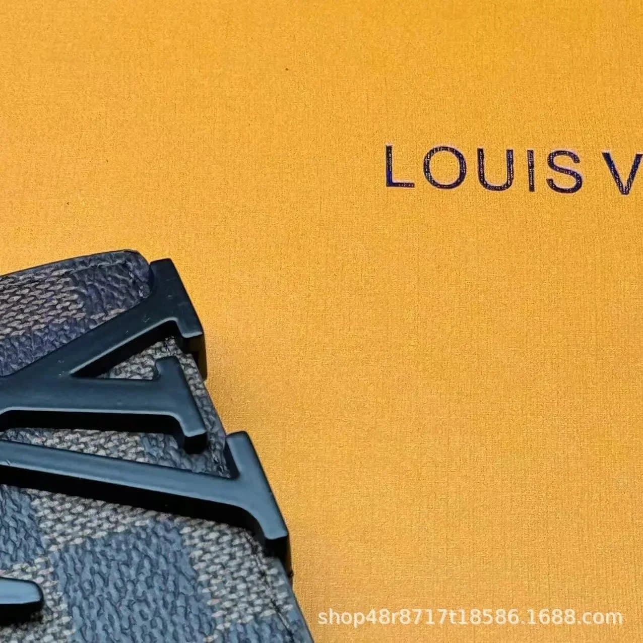 Louis Vuitton LV Belt Monogram Eclipse — 咖格 黑扣