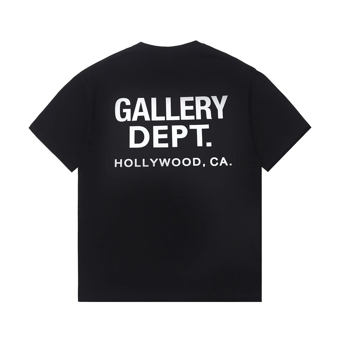 Gallery Dept. Graphic Tee Paint Splatter — 黑色白字