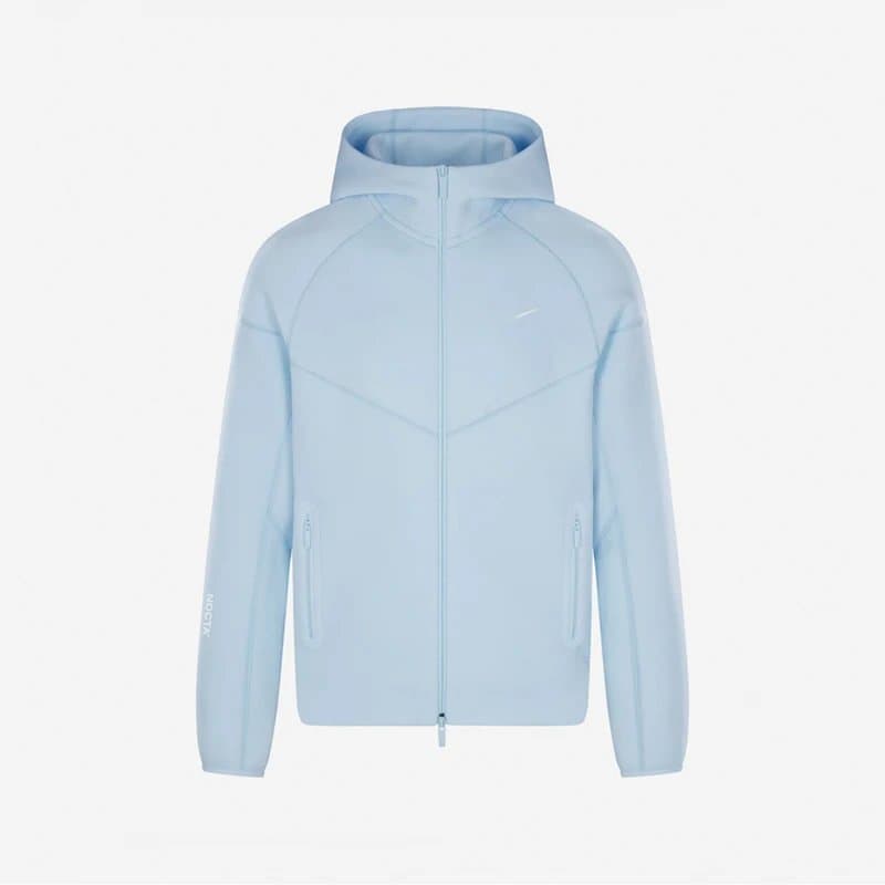 Nike Tech Fleece Hooded Jacket Light Blue