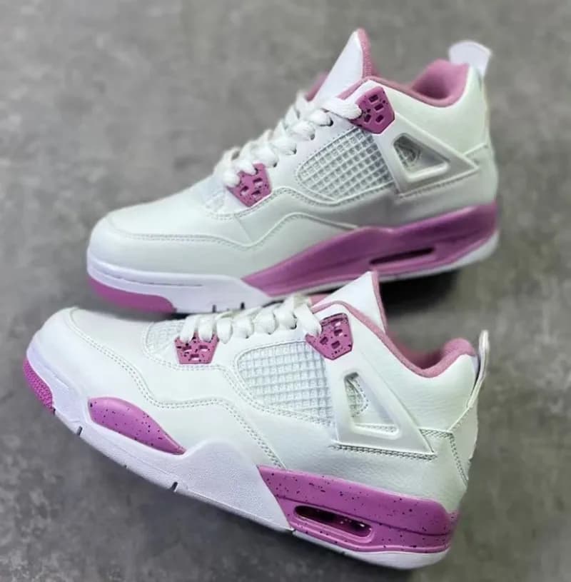 Air Jordan 4 Thunder — aj4-白粉