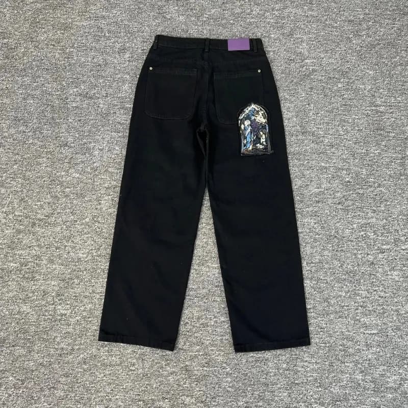 Dior B22 Jeans Floral Embroidery — 001