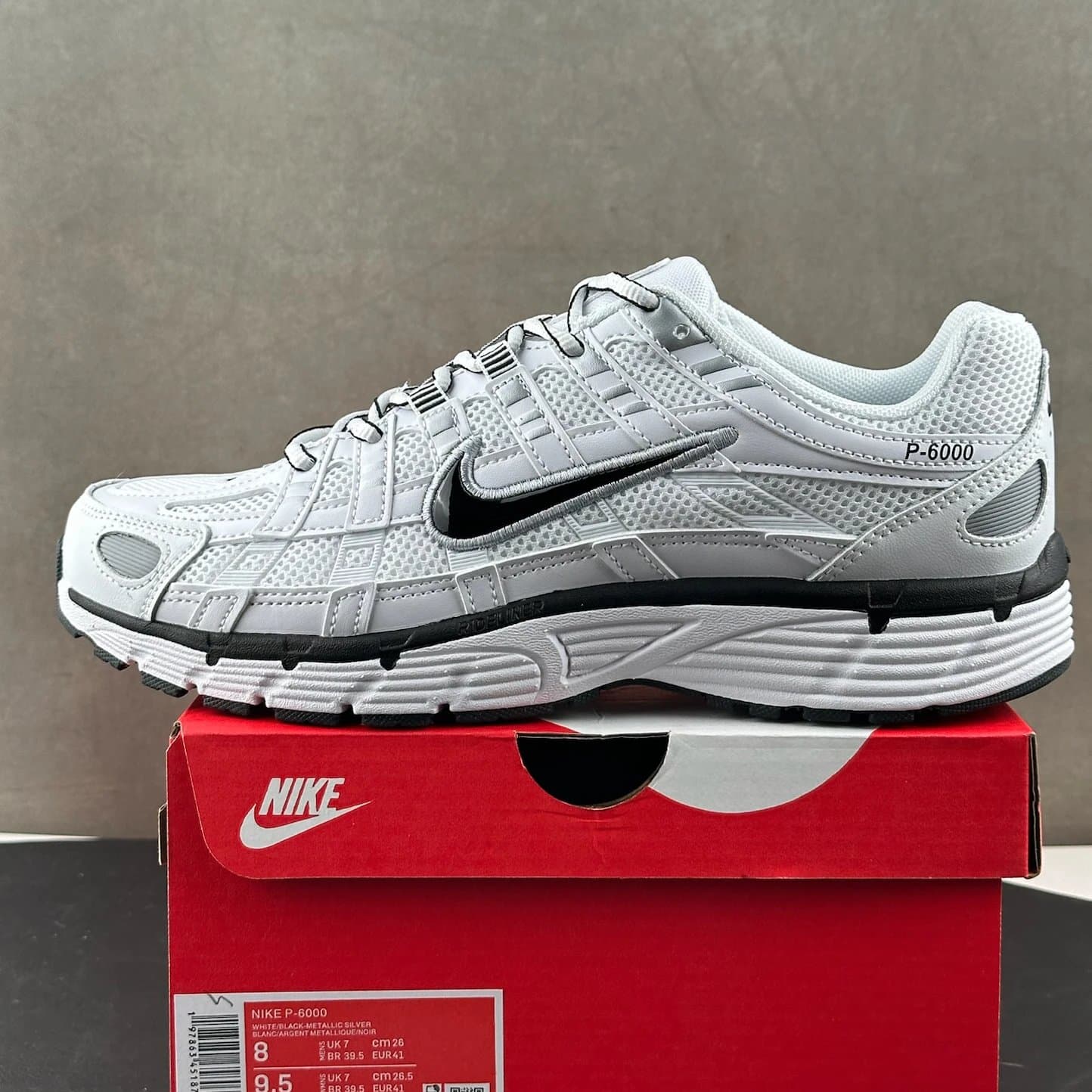 Nike P-6000 Black/White — CD6404-107