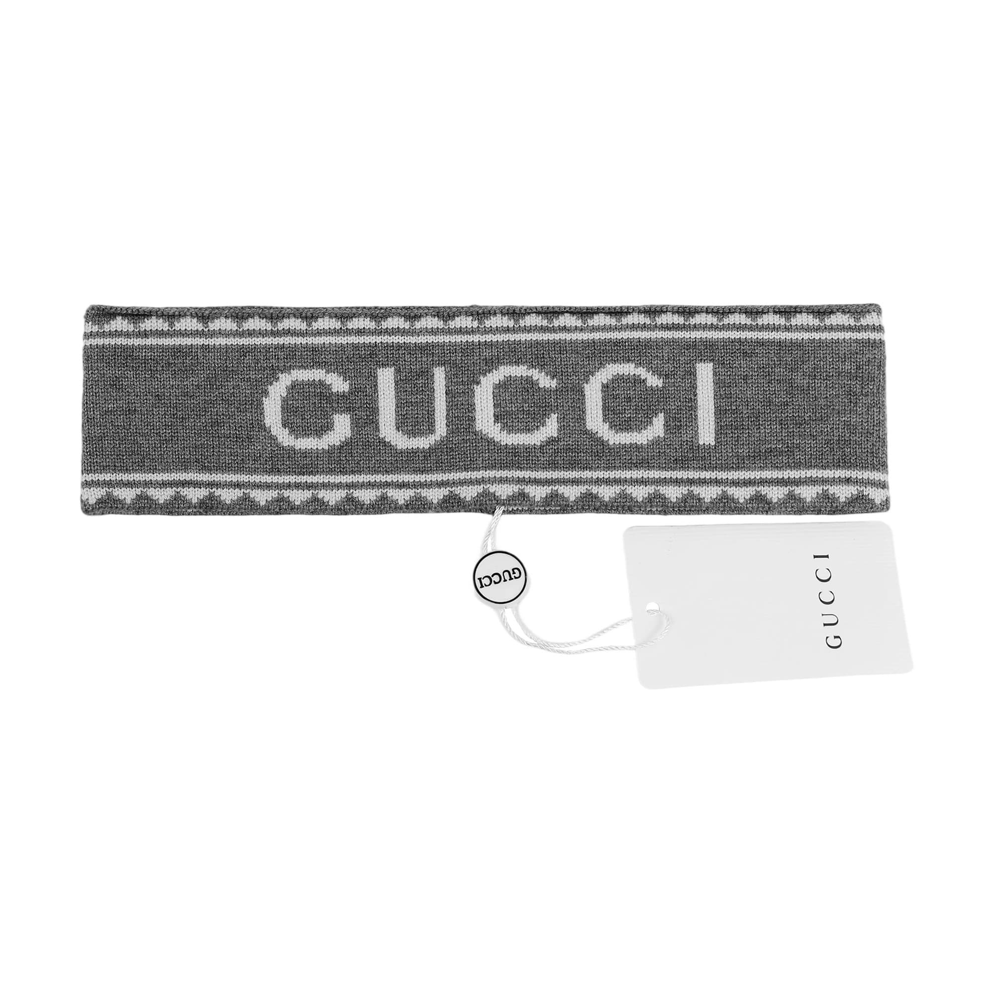 Gucci Knit Headband GG Logo