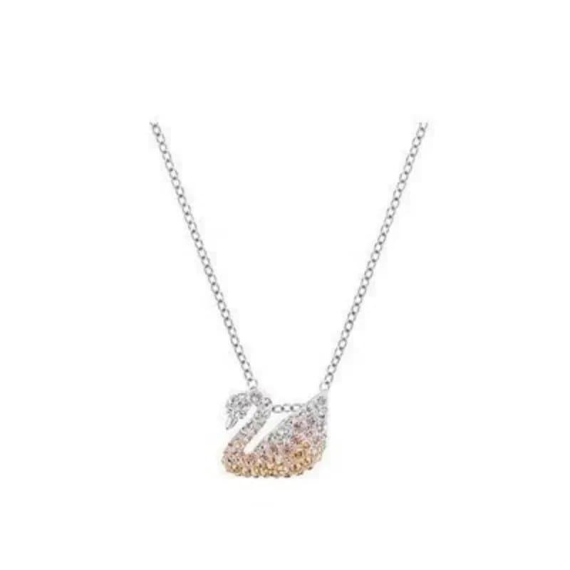 Swarovski Swan Pendant Gradient Crystal