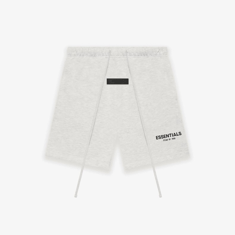 Fear of God Essentials Logo Shorts Heather Grey