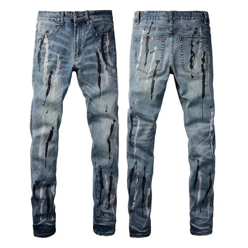 Levi's 501 Jeans Paint Splatter Distressed