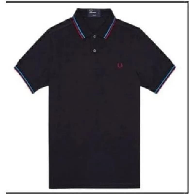 Polo Shirt Tipped Collar and Cuffs