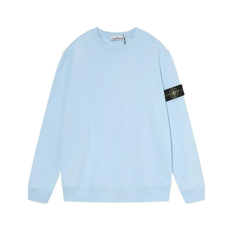 Stone Island Crewneck Sweatshirt Light Blue