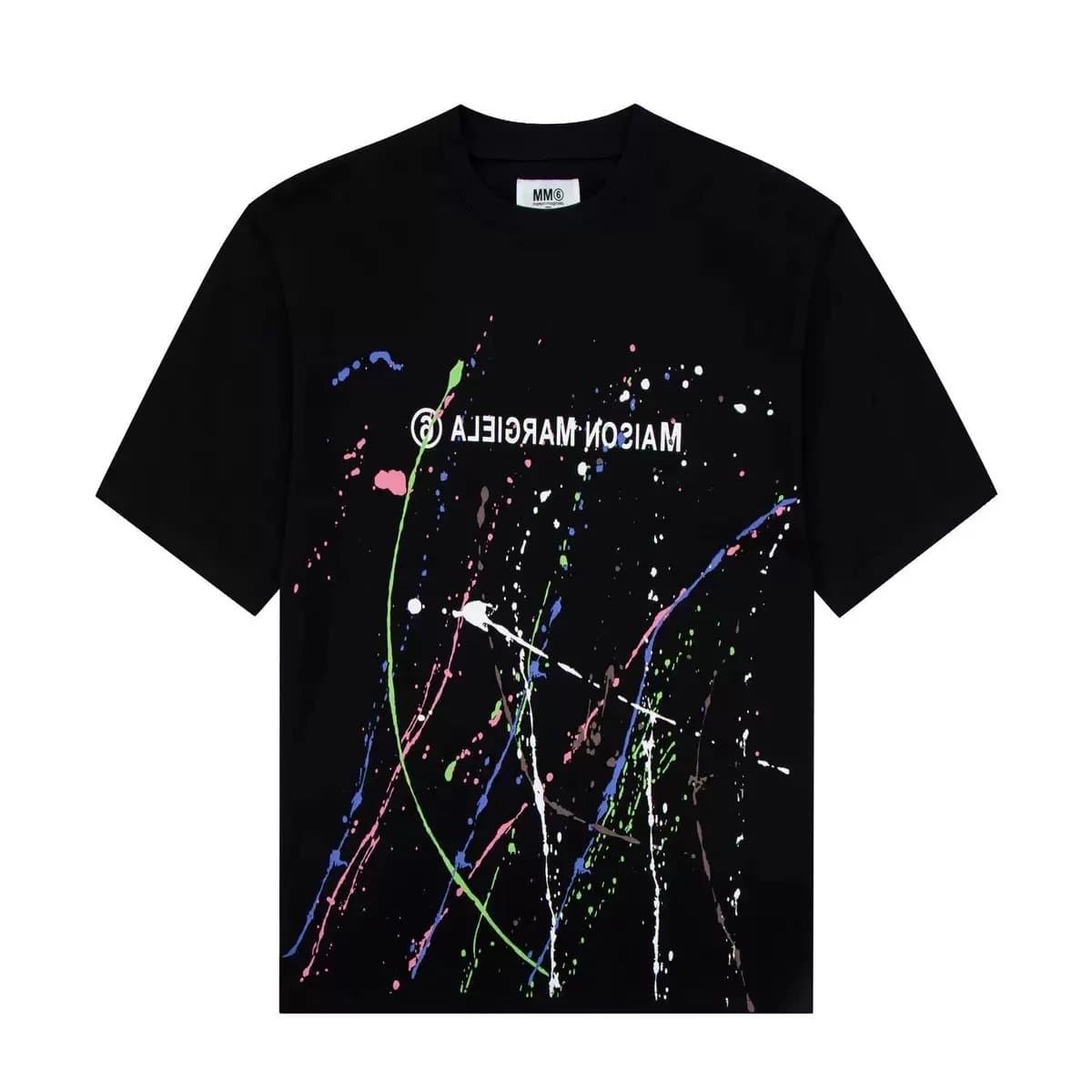 Maison Margiela Paint Splatter Tee Multicolor Paint Splatter