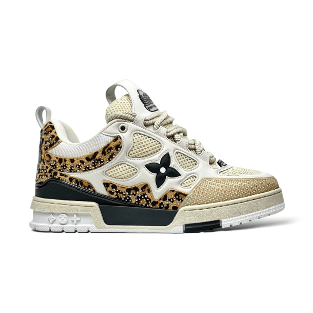 Louis Vuitton LV Trainer Leopard Print