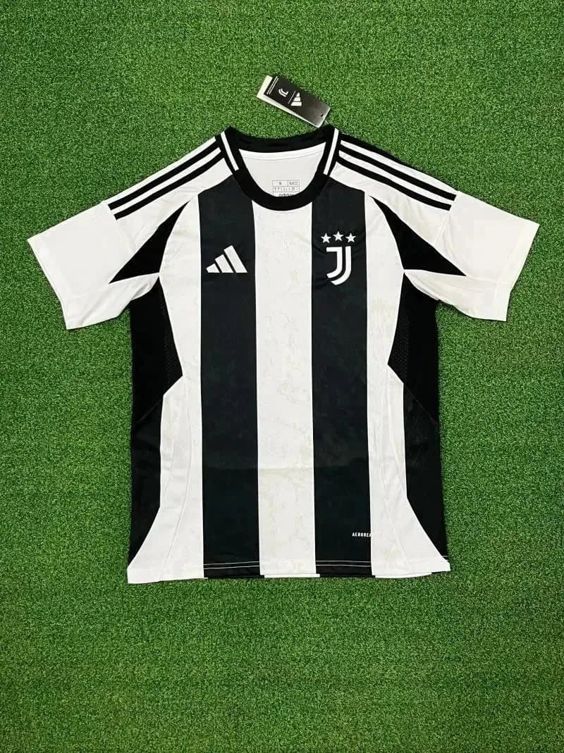 Adidas Juventus Home Jersey 2023/24 Black White Stripes