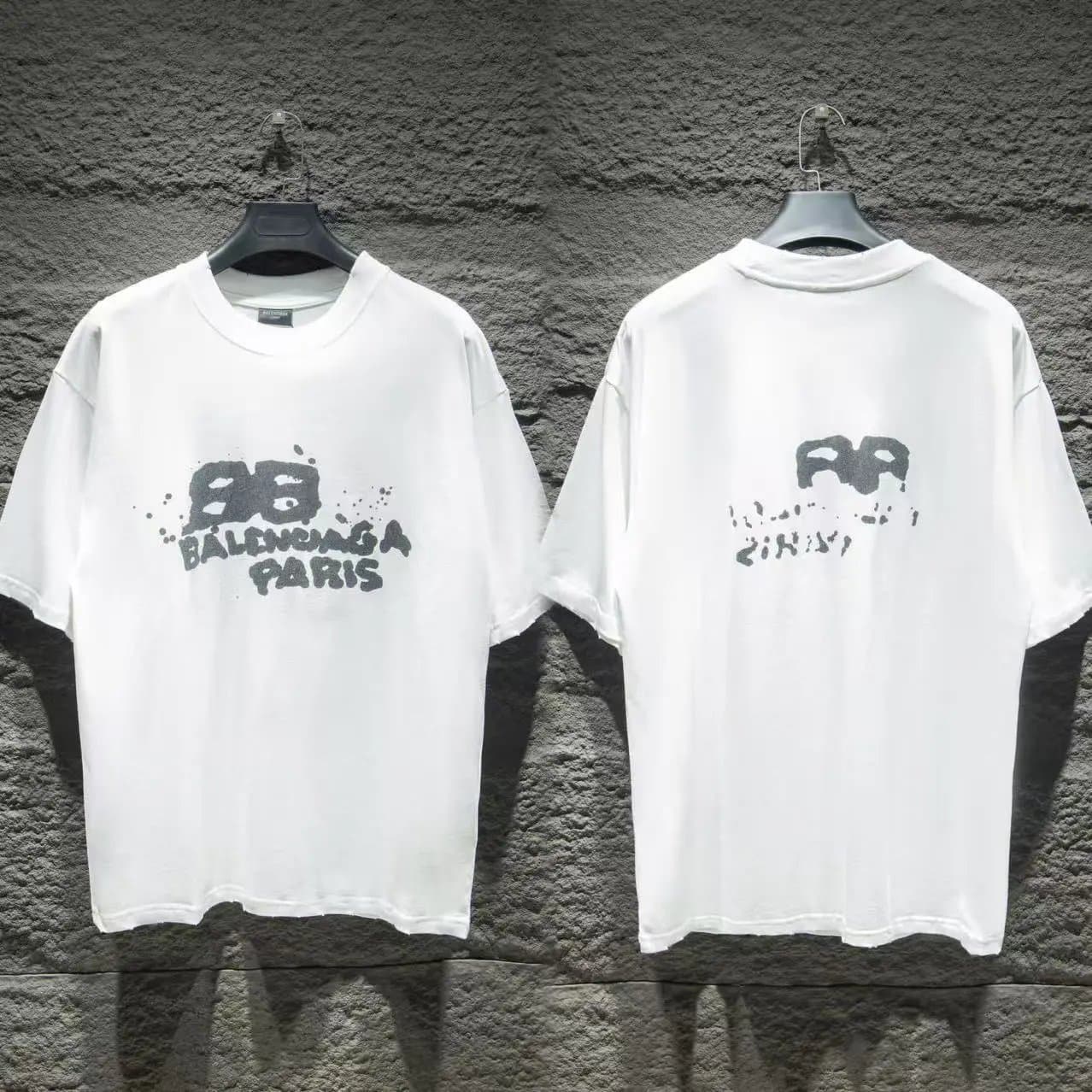 Balenciaga Logo T-Shirt Oversized Script — 92
