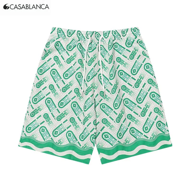 Striped Shorts Multicolor Vertical Stripe — K18 Figure