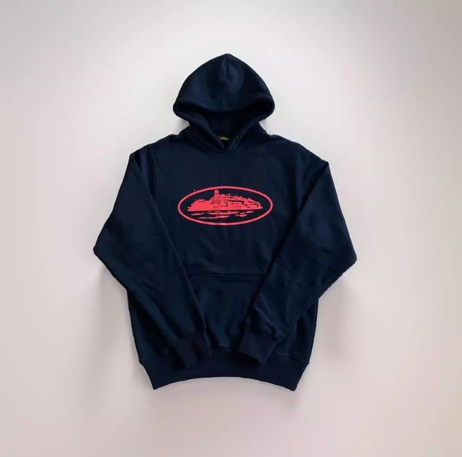 Hoodie Corteiz Script — 黑红