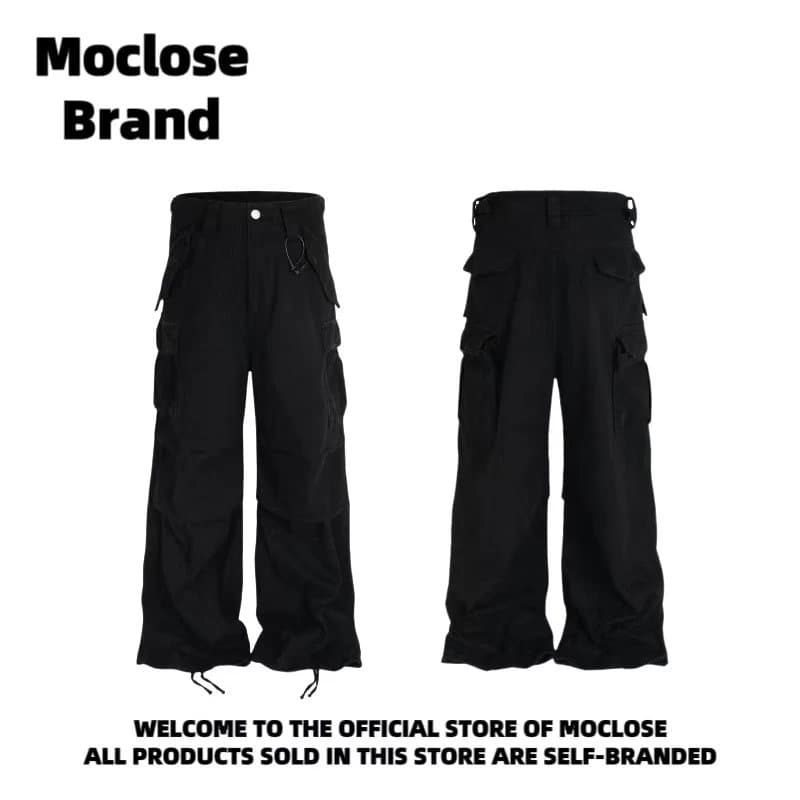 Adidas Cargo Pants Wide-Leg Utility