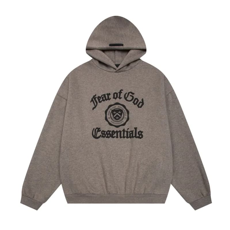 Fear of God Essentials Graphic Tee 1977 Arch Logo — LM862 深雾灰加绒