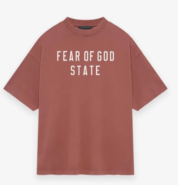 Oversized Tee Fear of God Essentials Arch Logo — 6273红