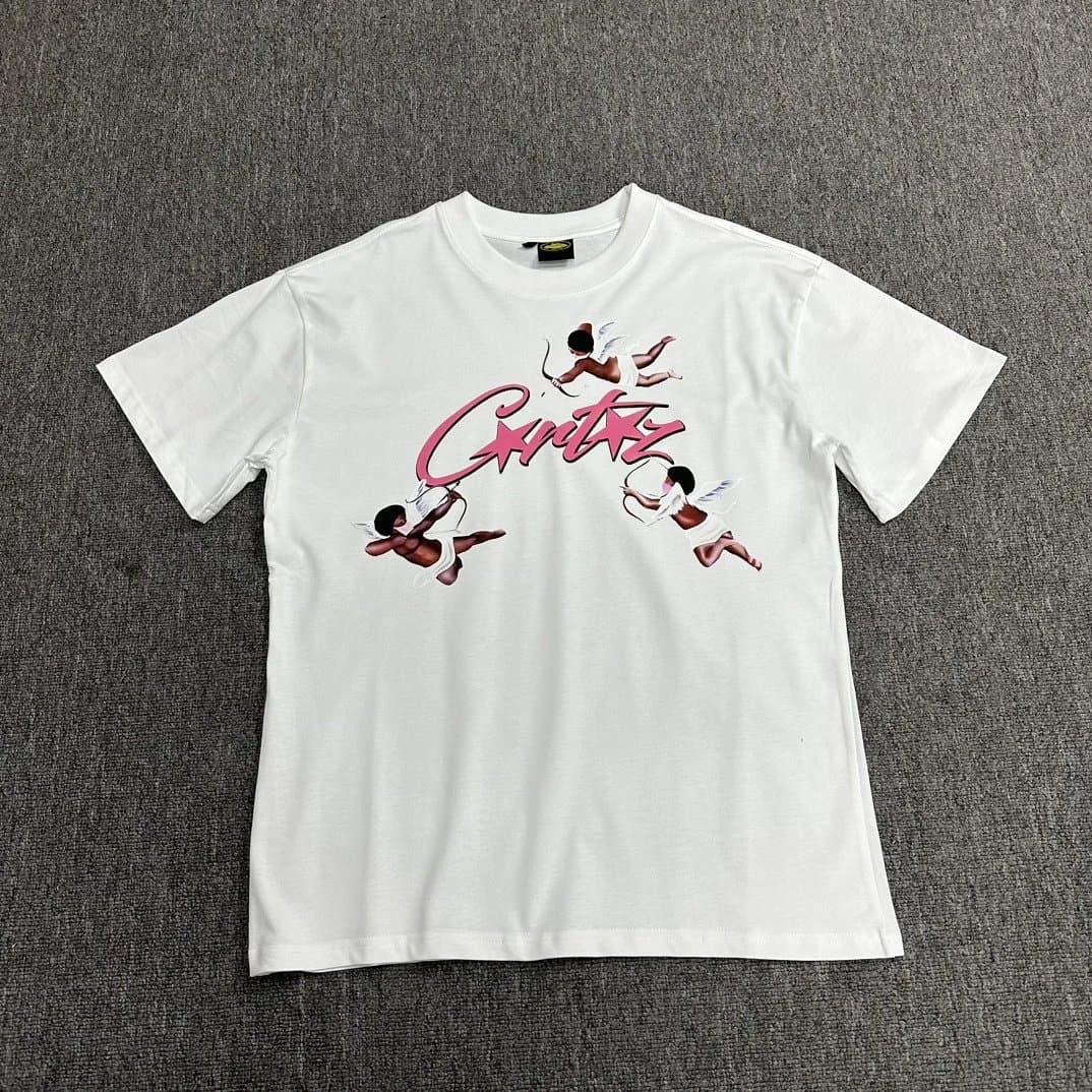 Corteiz T-Shirt CRTZ Script Logo — 3118 ( 白色 )