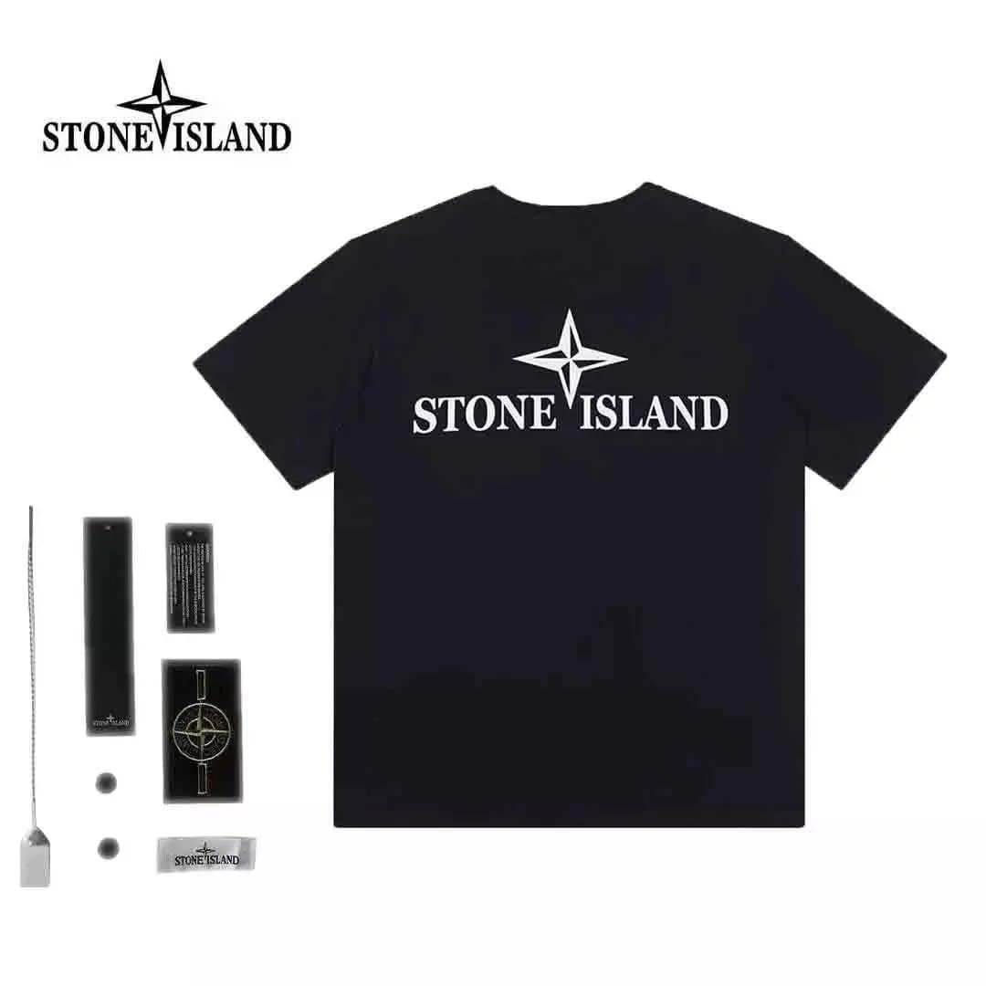 Stone Island T-Shirt Compass Logo Patch — 38