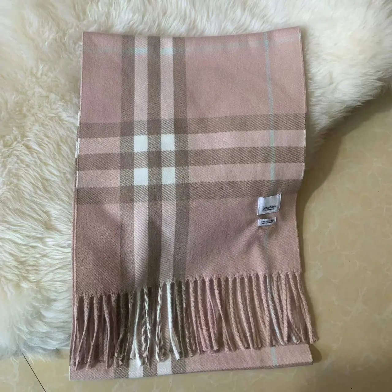 Burberry Classic Check Scarf Pale Pink