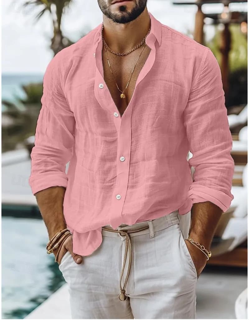 Polo Ralph Lauren Linen Button-Up Shirt Relaxed Fit
