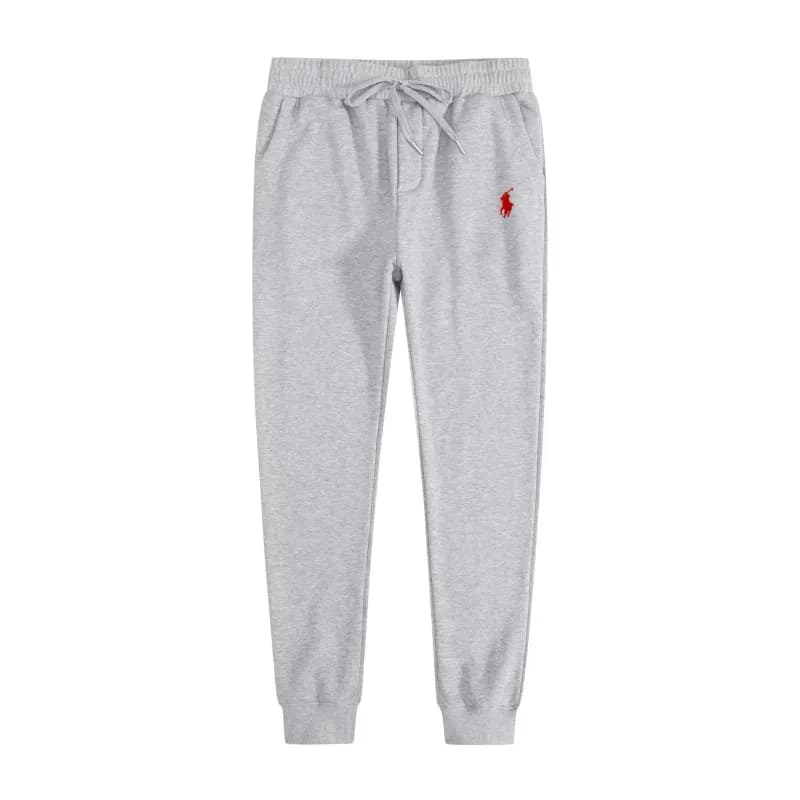 Polo Ralph Lauren Classic Fit Joggers Royal Blue — 浅灰色长裤—红标刺绣