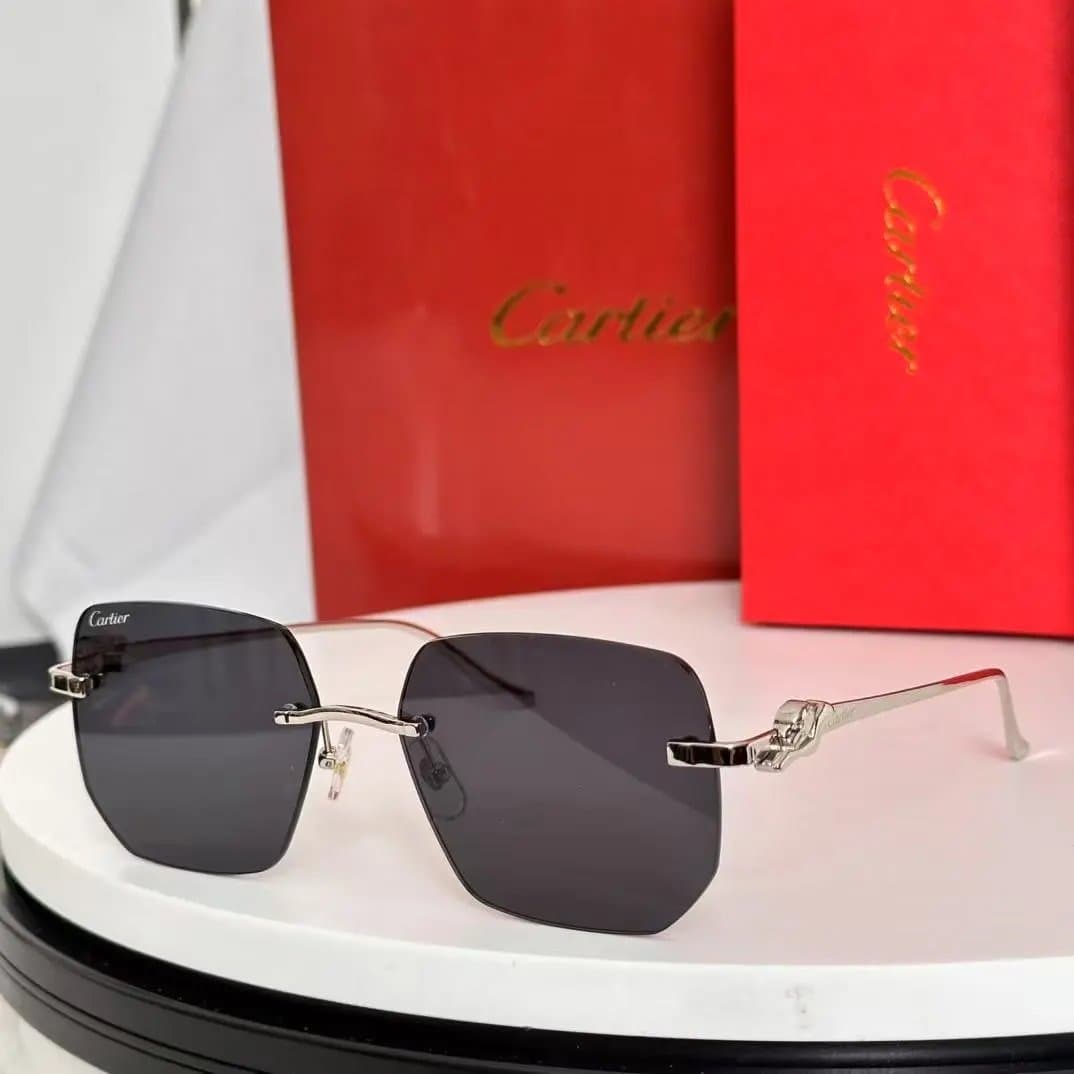 Cartier Sunglasses Rectangular Rimless — 27