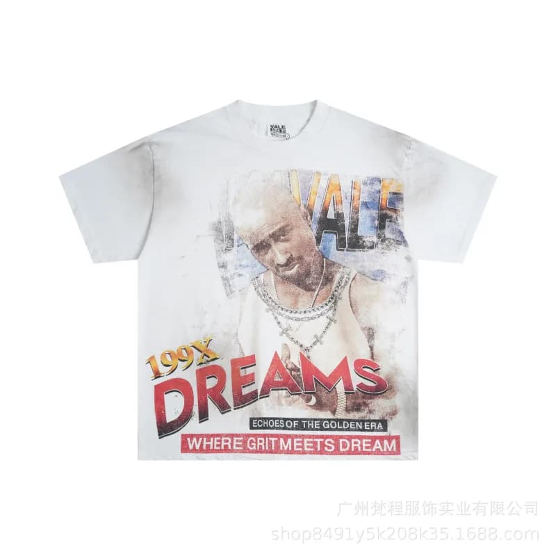 Valentino Valley Dreams Tee Sun and Moon Graphic — V582-白色