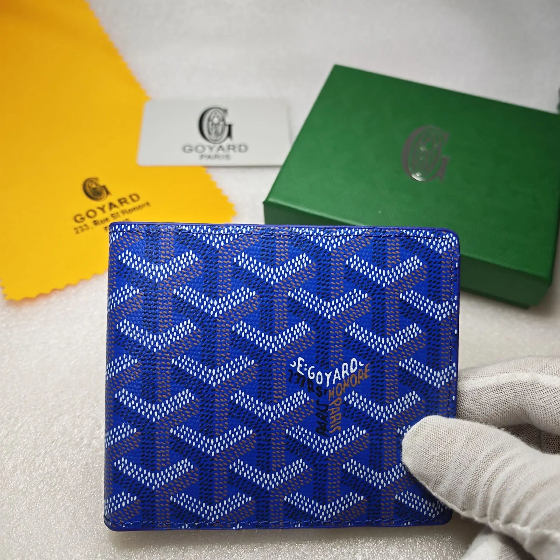 Goyard Bifold Wallet Goyardine Canvas