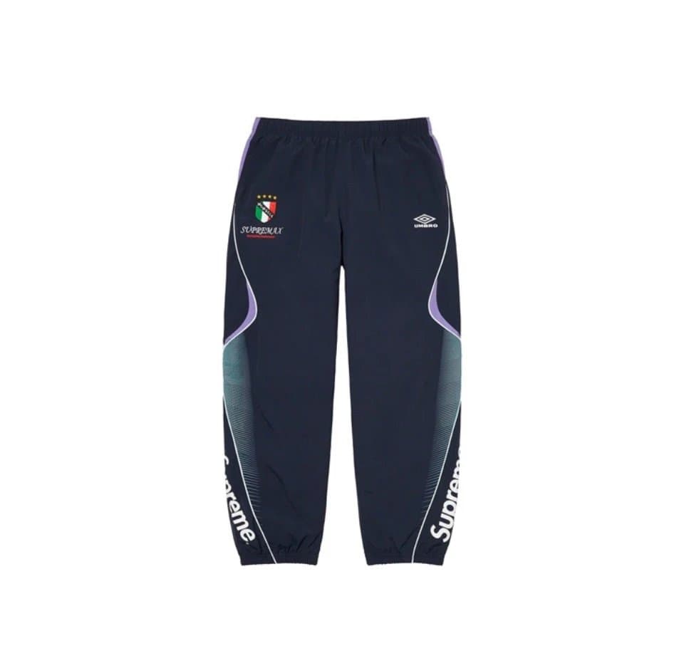 Supreme Track Pants Motorsport Patch — 068蓝色/裤子