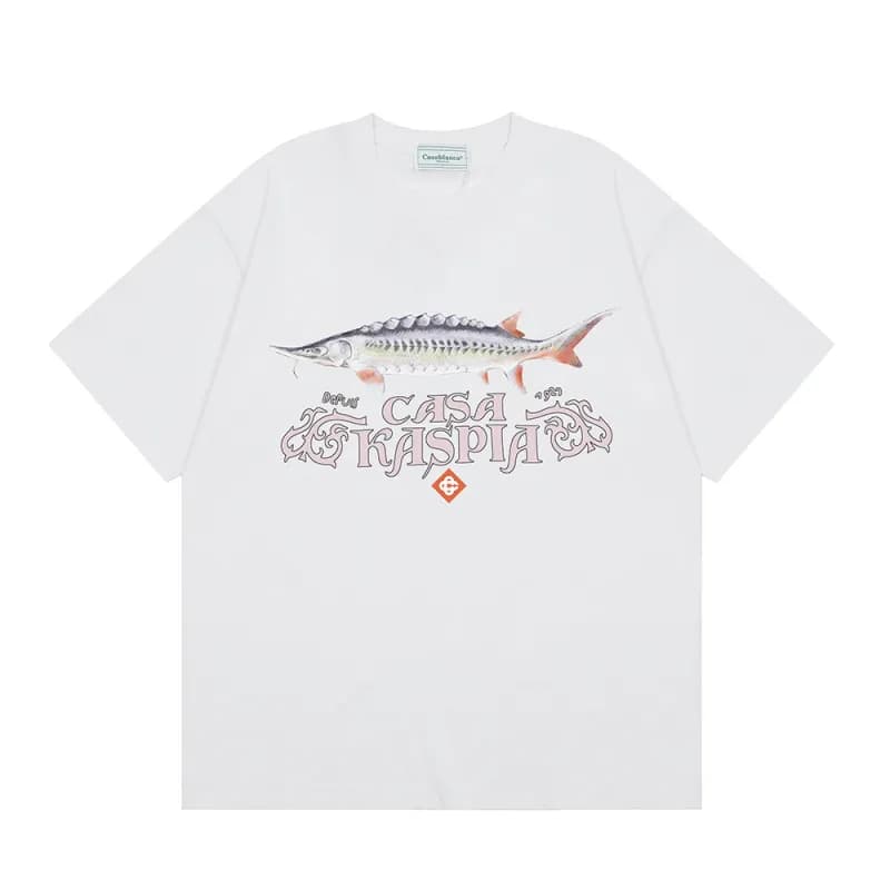Casablanca Sturgeon Graphic Tee Casa Kaspiat