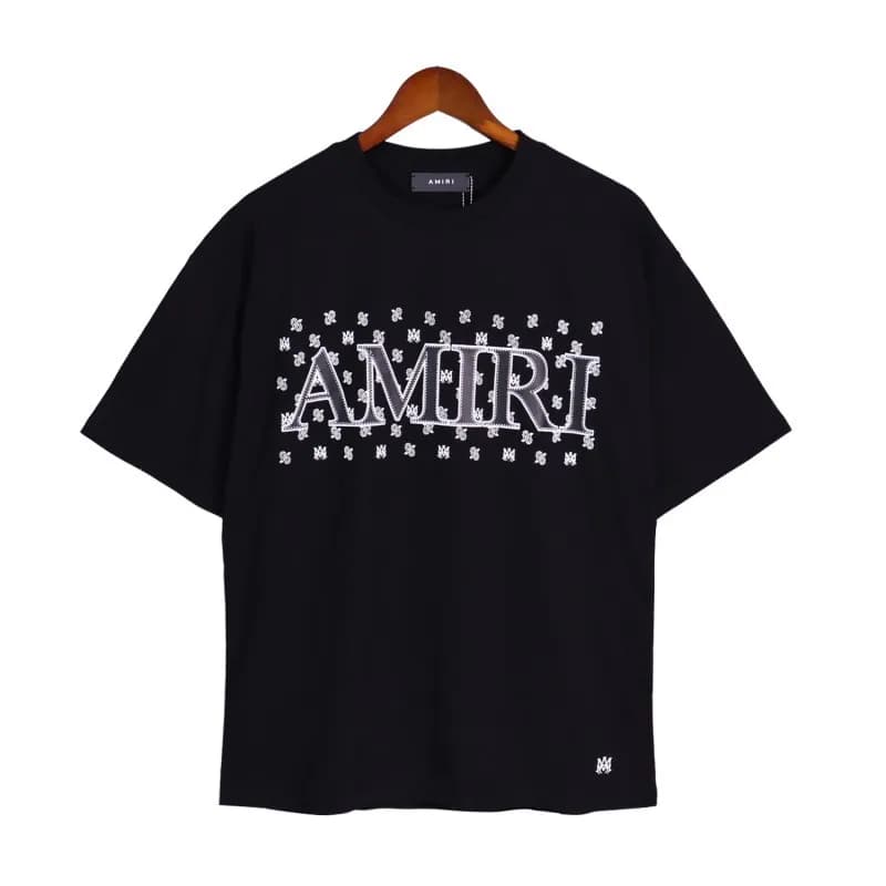 Logo Graphic Tee Embroidered AMIRI