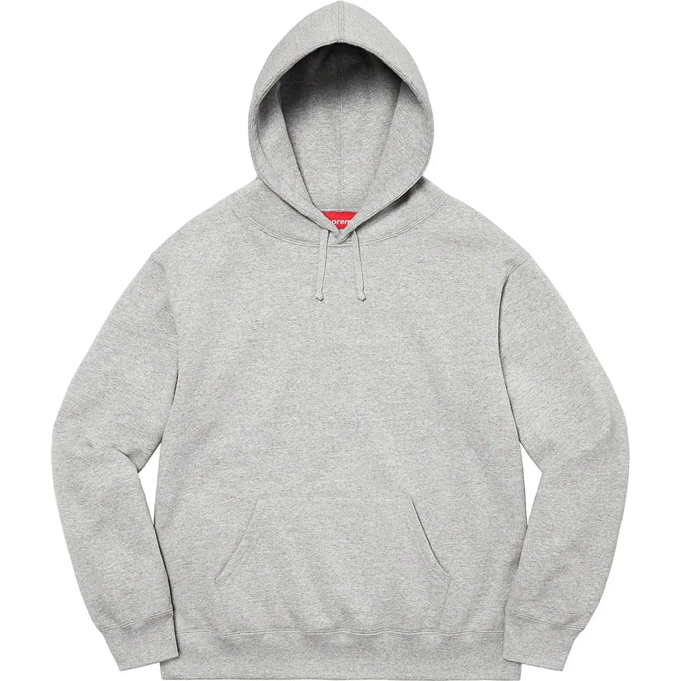 Supreme Box Logo Hooded Sweatshirt Heather Grey