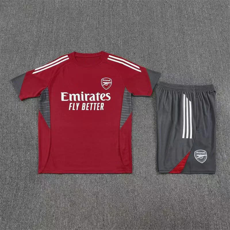 Adidas Real Madrid Training Set Dark Grey with Lime Accents — 2526阿森纳红色