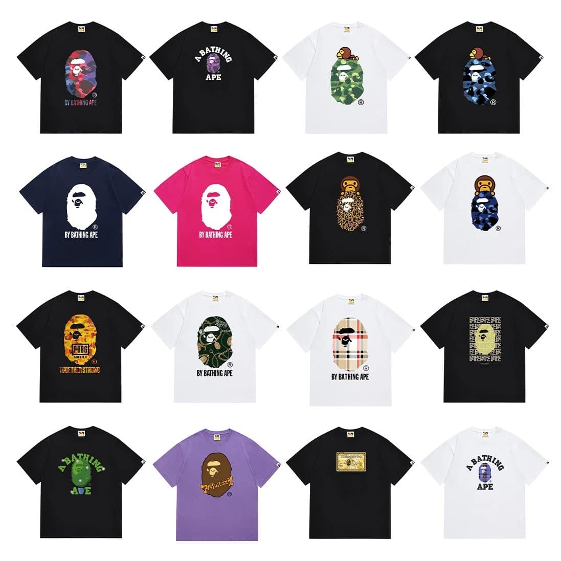 BAPE A Bathing Ape T-Shirt Graphic Print