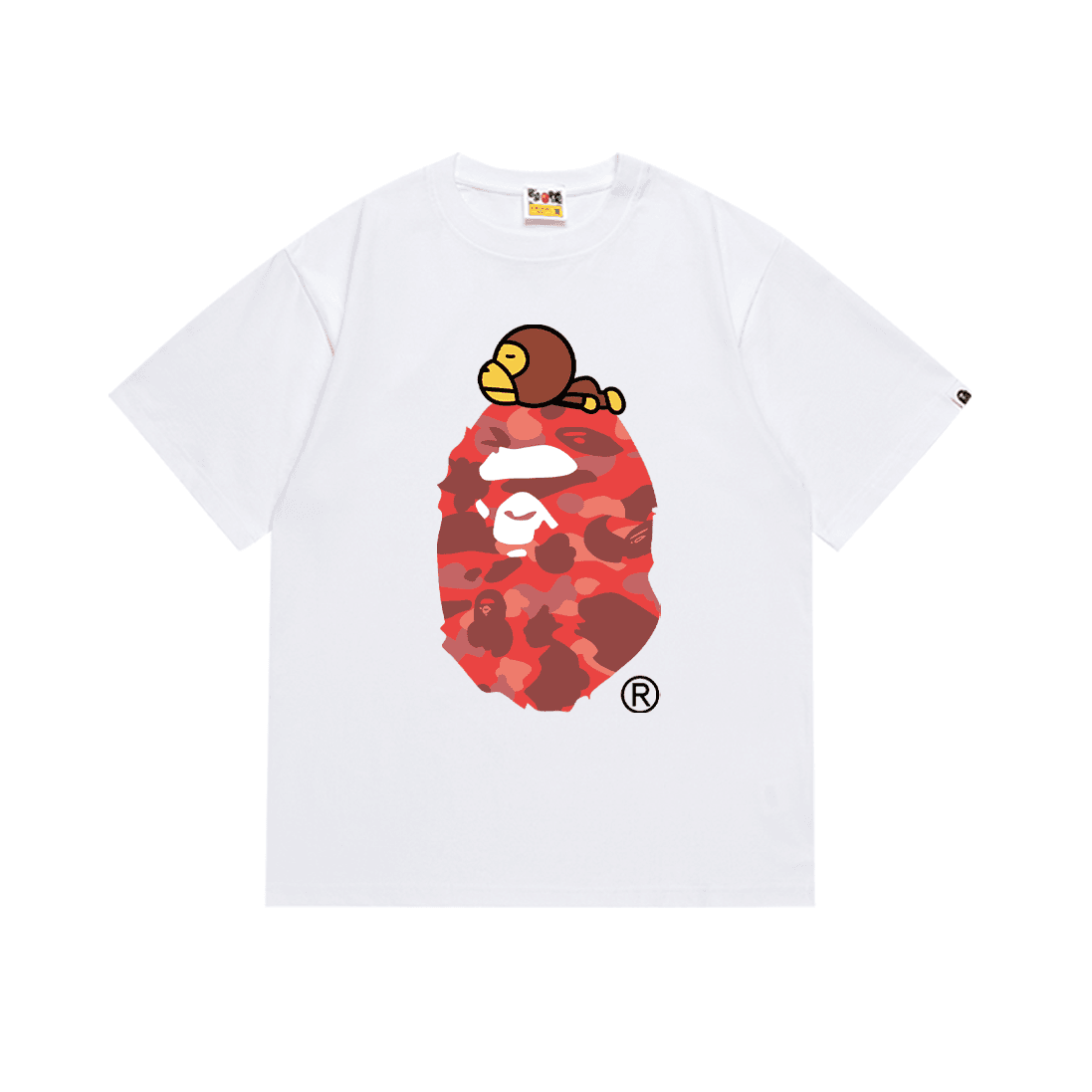 BAPE Ape Head Tee Multi-Logo Print — S14