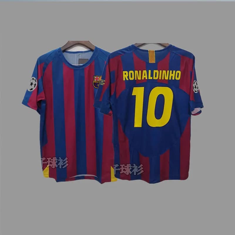 Adidas AC Milan 2007 Champions League Final Jersey Ronaldo 99 — 0506欧冠冠军巴S主场 印10号小罗+臂章