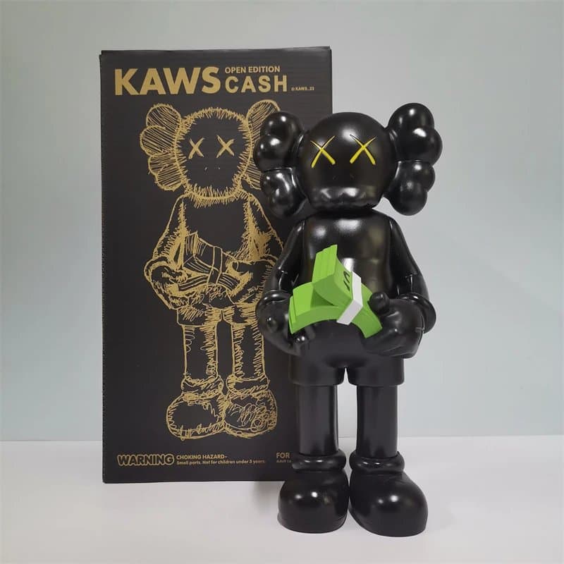 KAWS Companion Brown with Mint Accents — 30cm 数钱款 黑色【盒装】