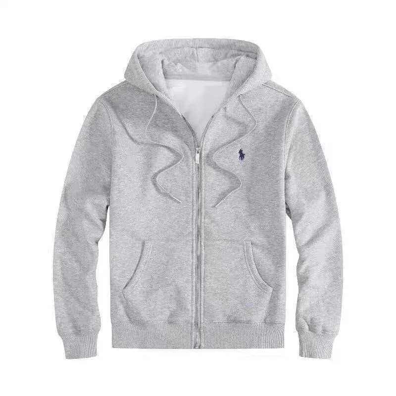 Polo Ralph Lauren Full-Zip Hoodie Heather Grey