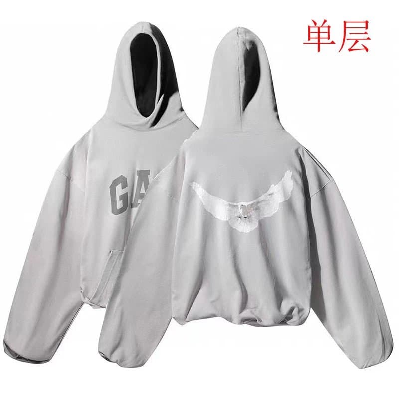 Gap Hooded Sweatshirt Dove Graphic