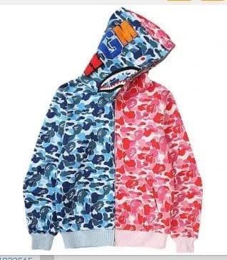 BAPE Shark Hoodie 1st Camo — EY2211021626-蓝红