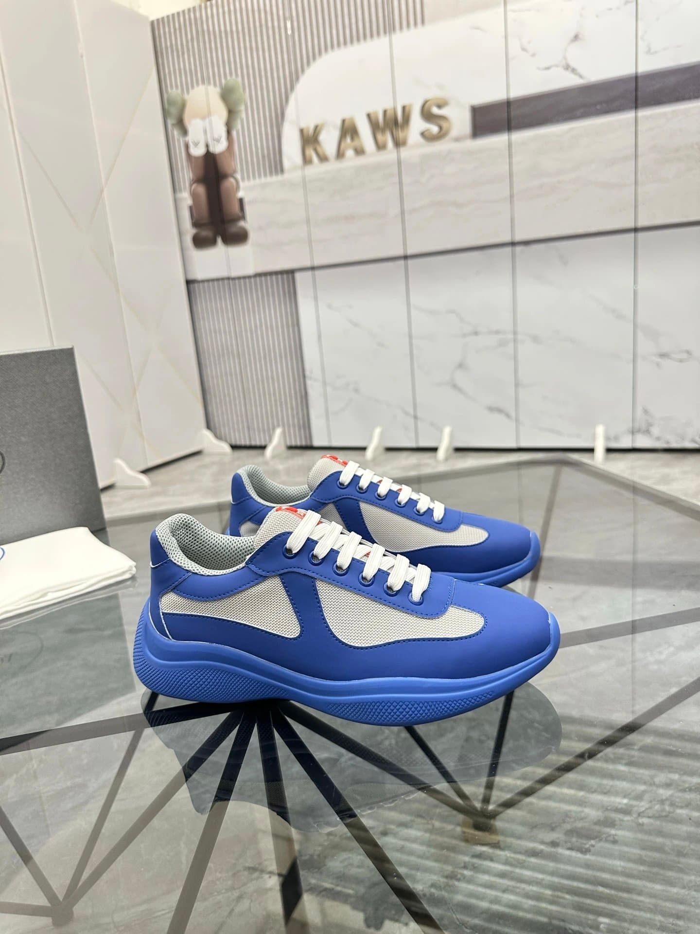 Prada Linea Rossa Sneaker Blue and Grey