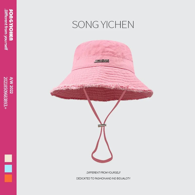Jacquemus Bucket Hat Frayed Edge