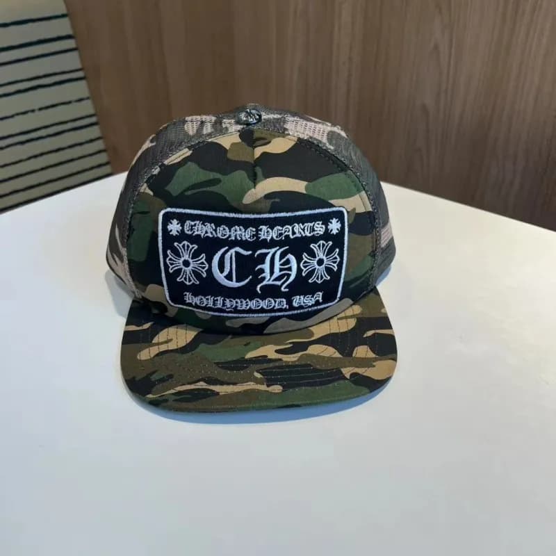 Chrome Hearts Trucker Cap Camo Patch