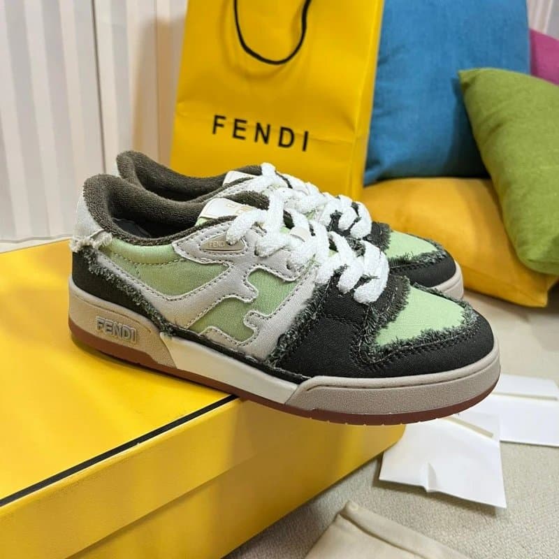 Fendi Sneaker Cow Print Embellished — 1